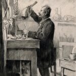 Marcellin Berthelot in his lab