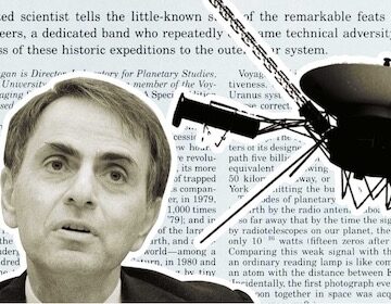 Popular Science: Carl Sagan in 1986: “Voyager has become a new kind of intelligent being…”