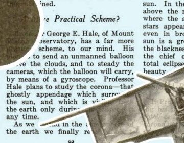 Popular Science: In 1919, one eclipse chaser wanted to mount a telescope on a seaplane